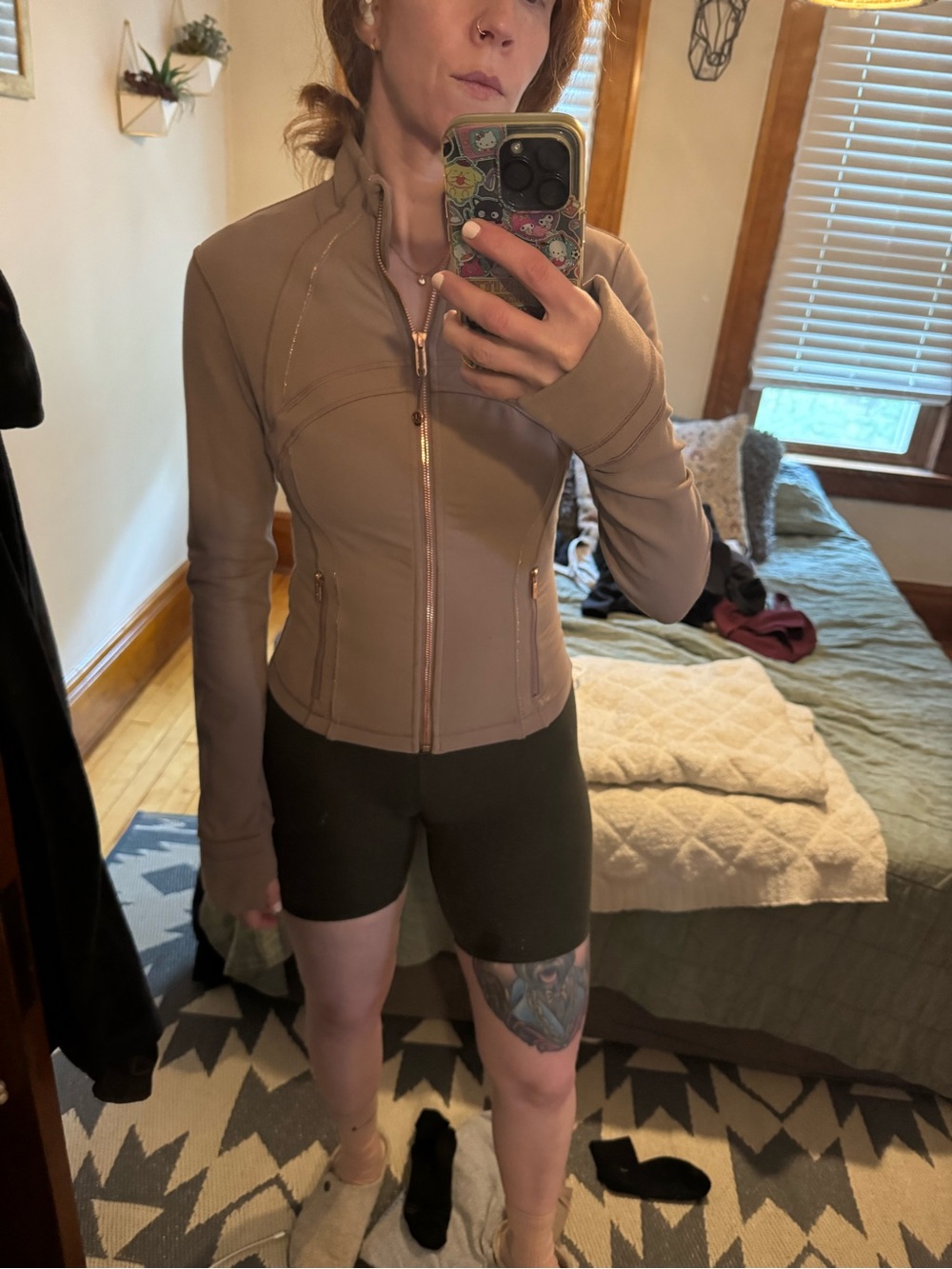 Lululemon chocolate mousse and rose gold define jacket *worn only once*